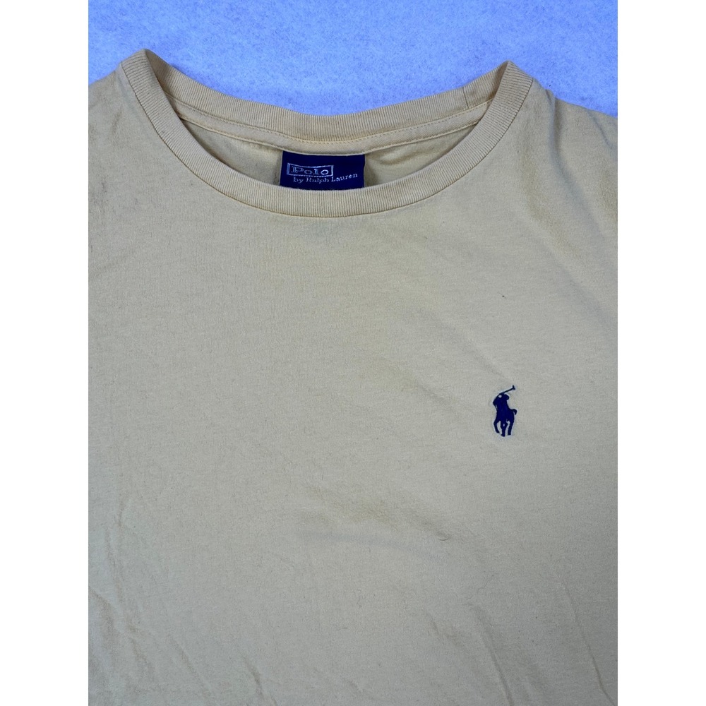 Polo Ralph Lauren Mens T-Shirt Bundle 4pk Navy Blue Yellow Pocket V-Neck Size M - Picture 9 of 16
